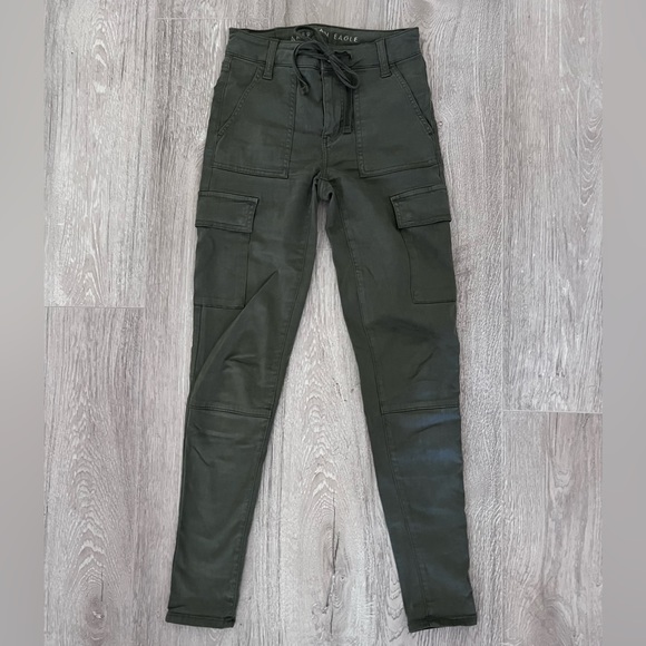 American Eagle - green cargo pant - Picture 1 of 3